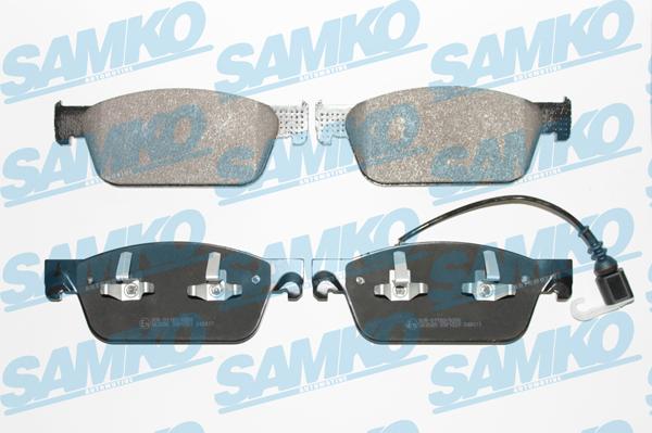 Samko 5SP1551 - Brake Pad Set, disc brake parts5.com