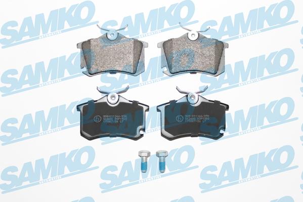 Samko 5SP1508 - Sada brzdových platničiek kotúčovej brzdy parts5.com