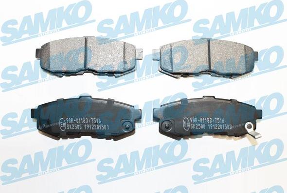 Samko 5SP1503 - Set placute frana,frana disc parts5.com