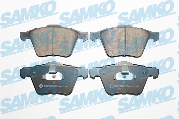 Samko 5SP1507 - Komplet zavornih oblog, ploscne (kolutne) zavore parts5.com