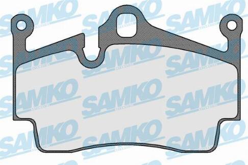 Samko 5SP1583 - Brake Pad Set, disc brake parts5.com