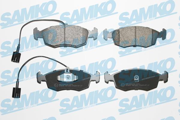 Samko 5SP1653 - Set placute frana,frana disc parts5.com