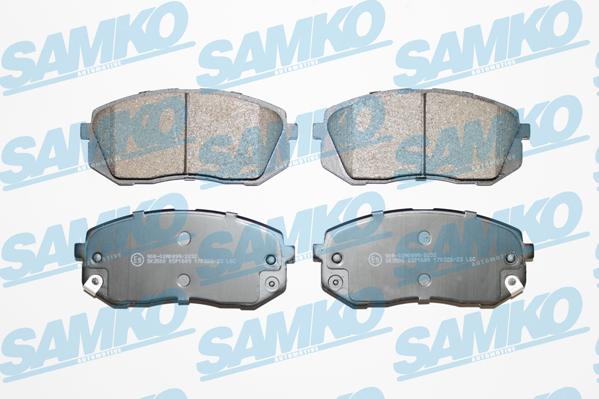 Samko 5SP1689 - Sada brzdových platničiek kotúčovej brzdy parts5.com