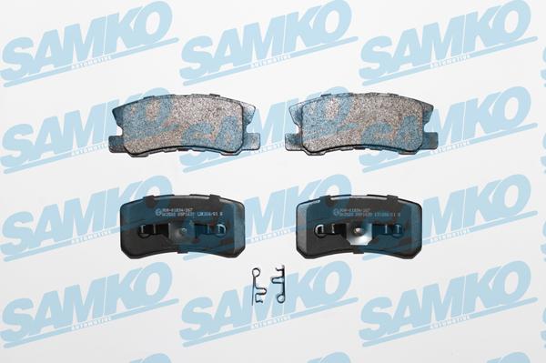 Samko 5SP1639 - Zestaw klocków hamulcowych, hamulce tarczowe parts5.com