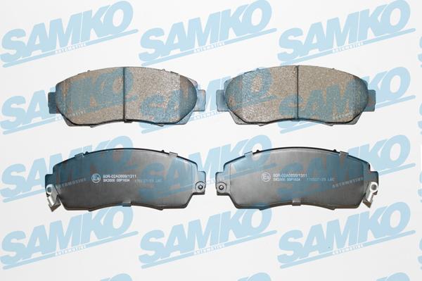 Samko 5SP1634 - Bremsbelagsatz, Scheibenbremse parts5.com