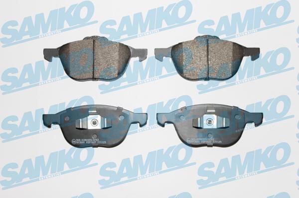 Samko 5SP1627 - Σετ τακάκια, δισκόφρενα parts5.com