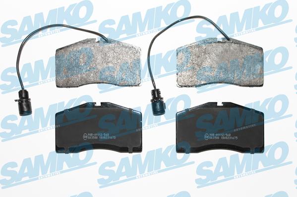 Samko 5SP1675 - Brake Pad Set, disc brake parts5.com