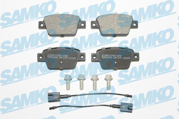 Samko 5SP1676 - Σετ τακάκια, δισκόφρενα parts5.com