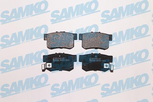 Samko 5SP1014 - Fren balata seti, diskli fren parts5.com