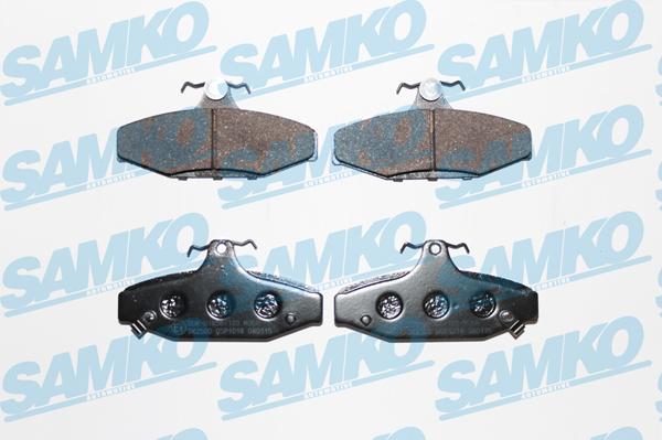 Samko 5SP1018 - Brake Pad Set, disc brake parts5.com