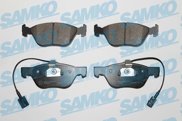 Samko 5SP1084 - Brake Pad Set, disc brake parts5.com