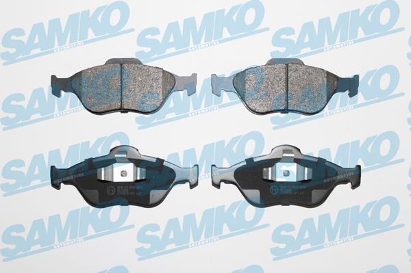 Samko 5SP1088 - Zestaw klocków hamulcowych, hamulce tarczowe parts5.com