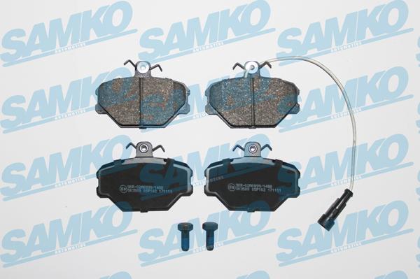 Samko 5SP102 - Sada brzdových destiček, kotoučová brzda parts5.com