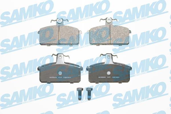 Samko 5SP107 - Sada brzdových destiček, kotoučová brzda parts5.com