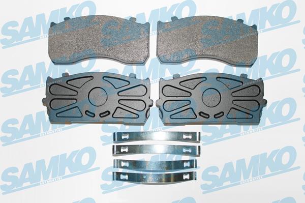 Samko 5SP1169 - Kit de plaquettes de frein, frein à disque parts5.com