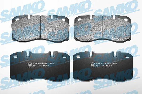 Samko 5SP1164 - Sada brzdových destiček, kotoučová brzda parts5.com