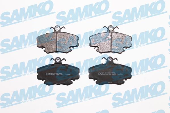 Samko 5SP1107 - Zestaw klocków hamulcowych, hamulce tarczowe parts5.com