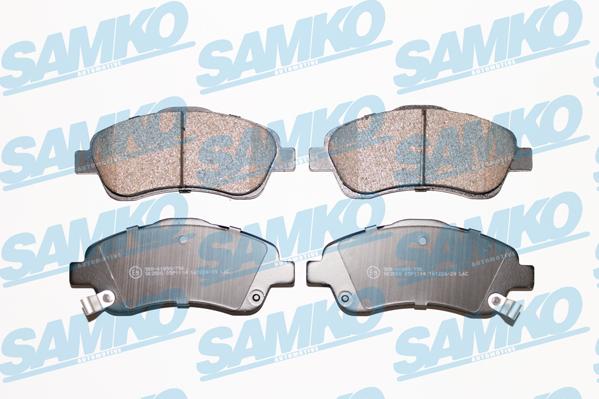 Samko 5SP1114 - Jarrupala, levyjarru parts5.com