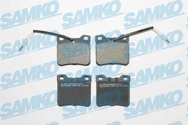 Samko 5SP1134 - Fékbetétkészlet, tárcsafék parts5.com