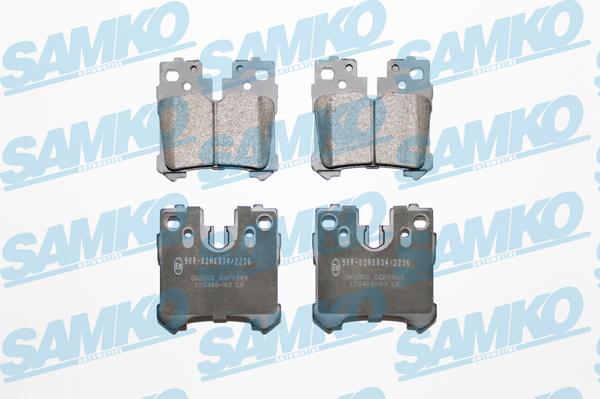 Samko 5SP1849 - Set placute frana,frana disc parts5.com