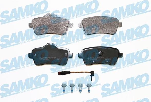 Samko 5SP1817A - Set placute frana,frana disc parts5.com