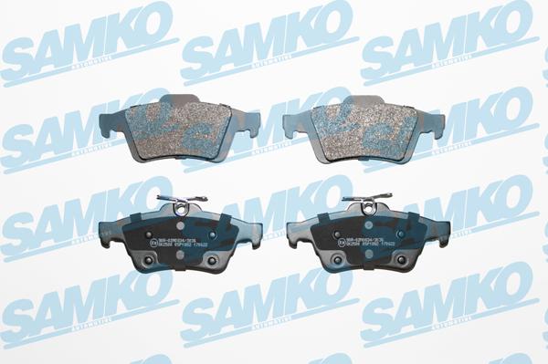 Samko 5SP1882 - Sada brzdových destiček, kotoučová brzda parts5.com