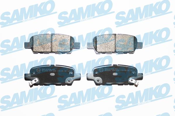 Samko 5SP1839 - Bremsbelagsatz, Scheibenbremse parts5.com