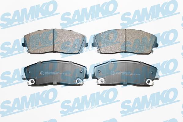 Samko 5SP1399 - Brake Pad Set, disc brake parts5.com