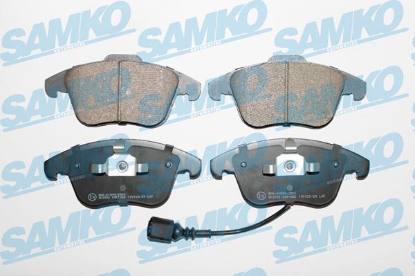 Samko 5SP1392 - Brake Pad Set, disc brake parts5.com