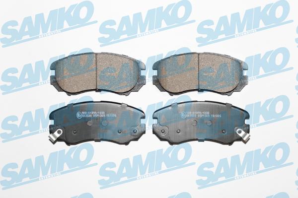 Samko 5SP1369 - Sada brzdových destiček, kotoučová brzda parts5.com