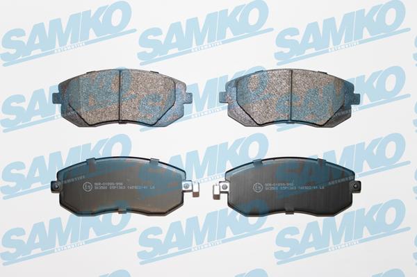 Samko 5SP1363 - Sada brzdových platničiek kotúčovej brzdy parts5.com