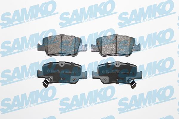 Samko 5SP1315 - Zestaw klocków hamulcowych, hamulce tarczowe parts5.com