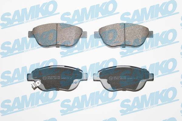 Samko 5SP1328 - Brake Pad Set, disc brake parts5.com