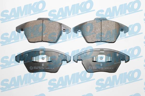 Samko 5SP1248 - Brake Pad Set, disc brake parts5.com