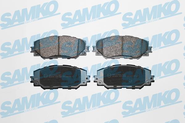 Samko 5SP1258 - Zestaw klocków hamulcowych, hamulce tarczowe parts5.com