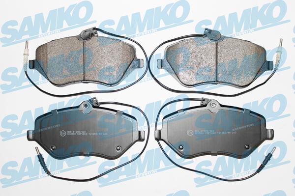 Samko 5SP1202 - Brake Pad Set, disc brake parts5.com