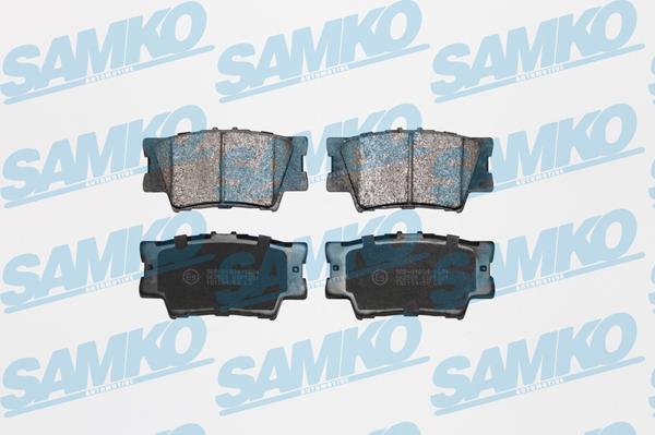 Samko 5SP1281 - Комплект спирачно феродо, дискови спирачки parts5.com