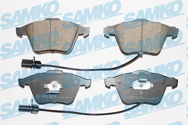 Samko 5SP1239 - Zestaw klocków hamulcowych, hamulce tarczowe parts5.com