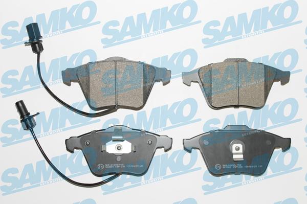 Samko 5SP1230 - Brake Pad Set, disc brake parts5.com