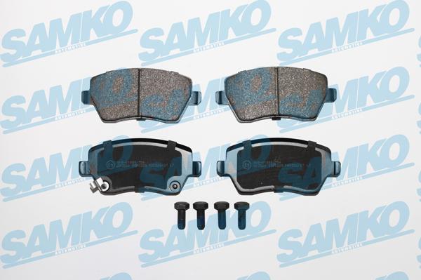 Samko 5SP1229 - Brake Pad Set, disc brake parts5.com