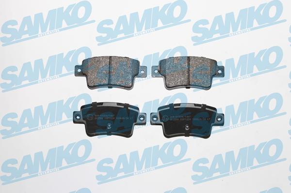 Samko 5SP1224 - Brake Pad Set, disc brake parts5.com