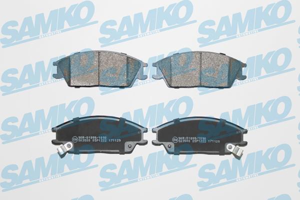 Samko 5SP1222 - Set placute frana,frana disc parts5.com