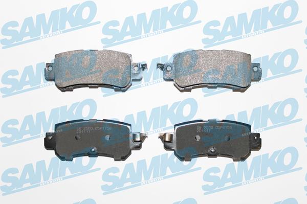 Samko 5SP1756 - Set placute frana,frana disc parts5.com