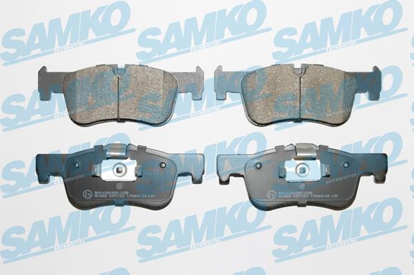 Samko 5SP1752 - Brake Pad Set, disc brake parts5.com