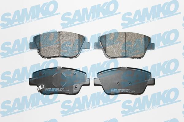 Samko 5SP1736 - Brake Pad Set, disc brake parts5.com