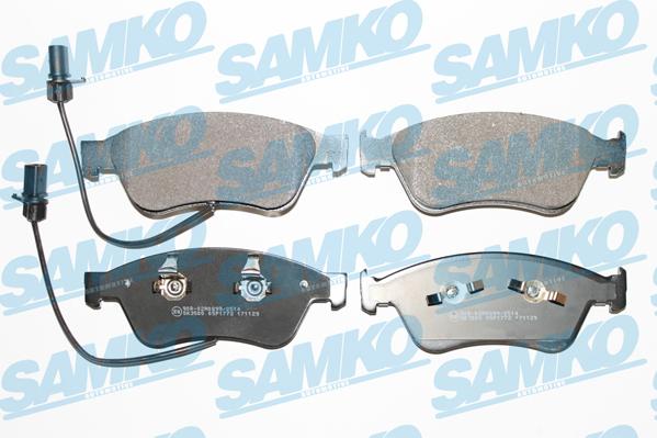 Samko 5SP1772 - Brake Pad Set, disc brake parts5.com