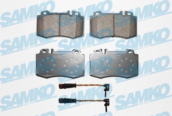 Samko 5SP899A - Σετ τακάκια, δισκόφρενα parts5.com