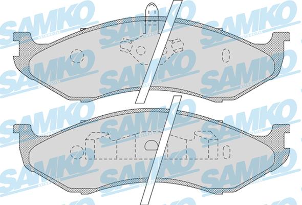 Samko 5SP896 - Set placute frana,frana disc parts5.com