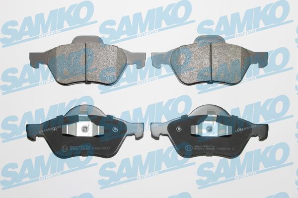 Samko 5SP898 - Σετ τακάκια, δισκόφρενα parts5.com