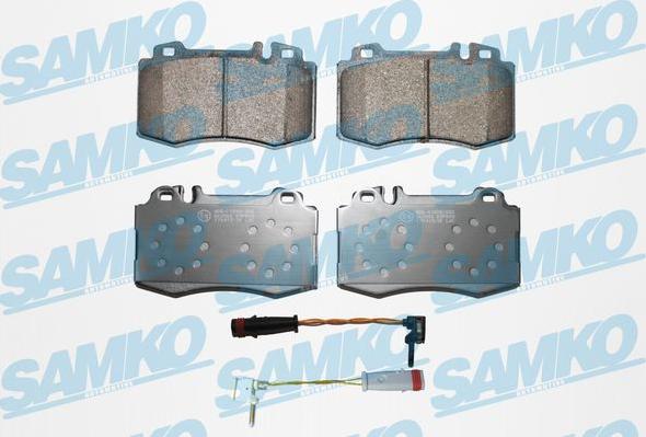 Samko 5SP849A - Σετ τακάκια, δισκόφρενα parts5.com